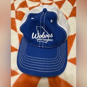 University of West Georgia (UWG) Blue & White Wolves Hat